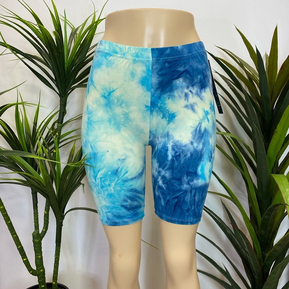 ‼️ Tie Dye Biker Shorts Active Wear Leggings - Picture 3 of 5